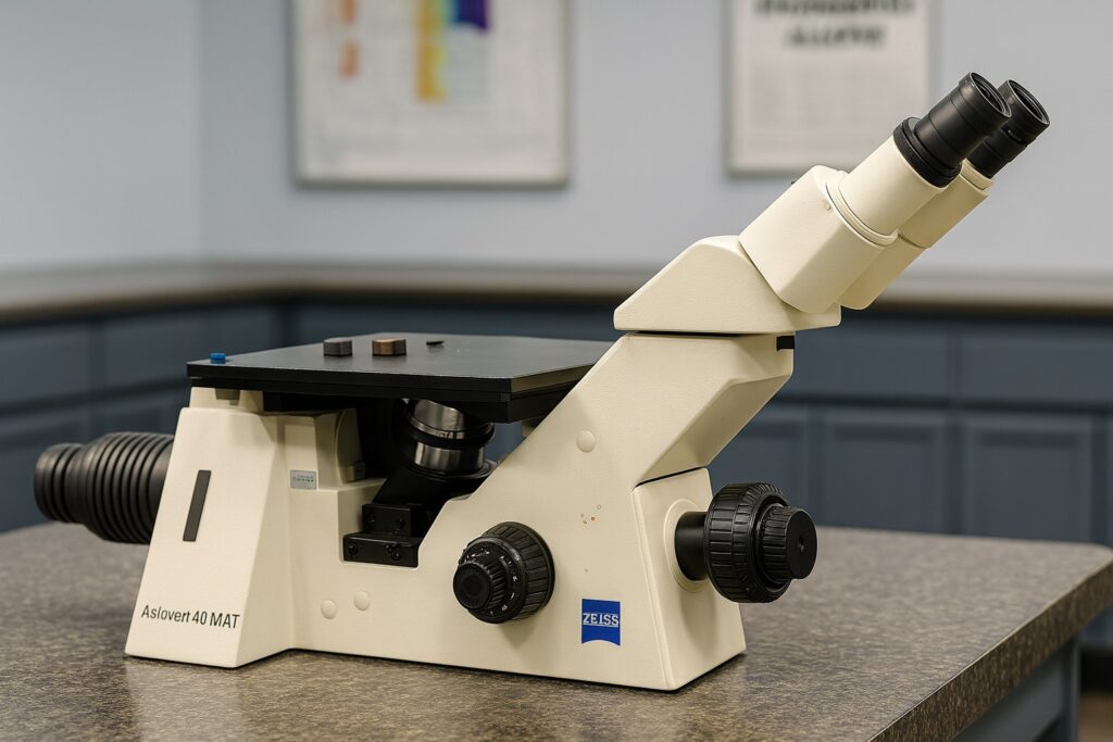 Zeiss microscope on a table top